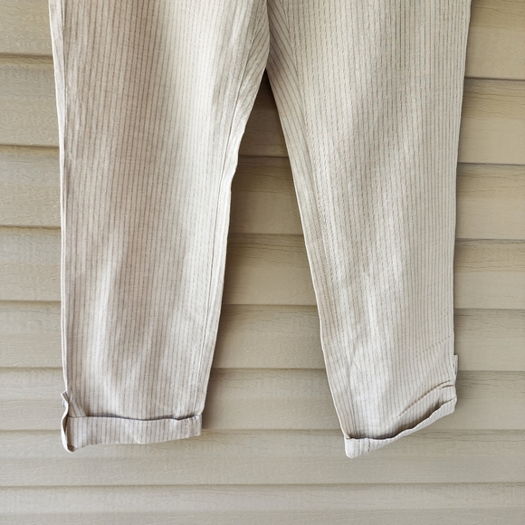 Land's End striped linen cotton pants - Picture 12 of 14